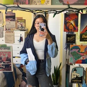 Brandy Melville oversized jacket/windbreaker sz S